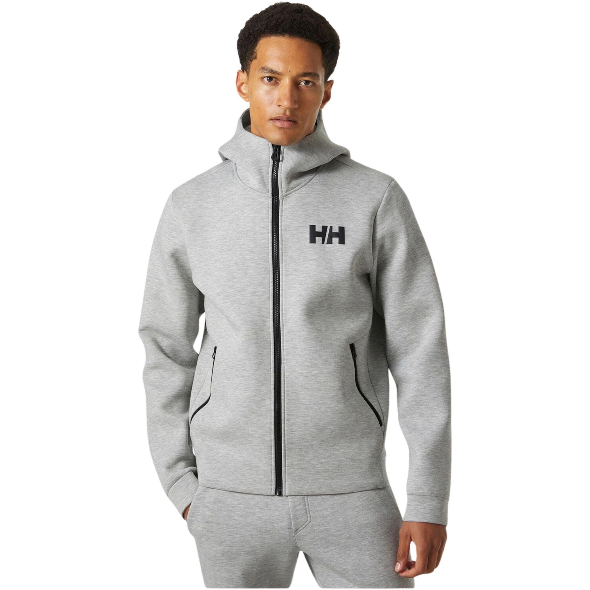 2026 Helly Hansen Mens HP Ocean Sailing Full Zip Jacket 2.0 34264 - Grey Melange